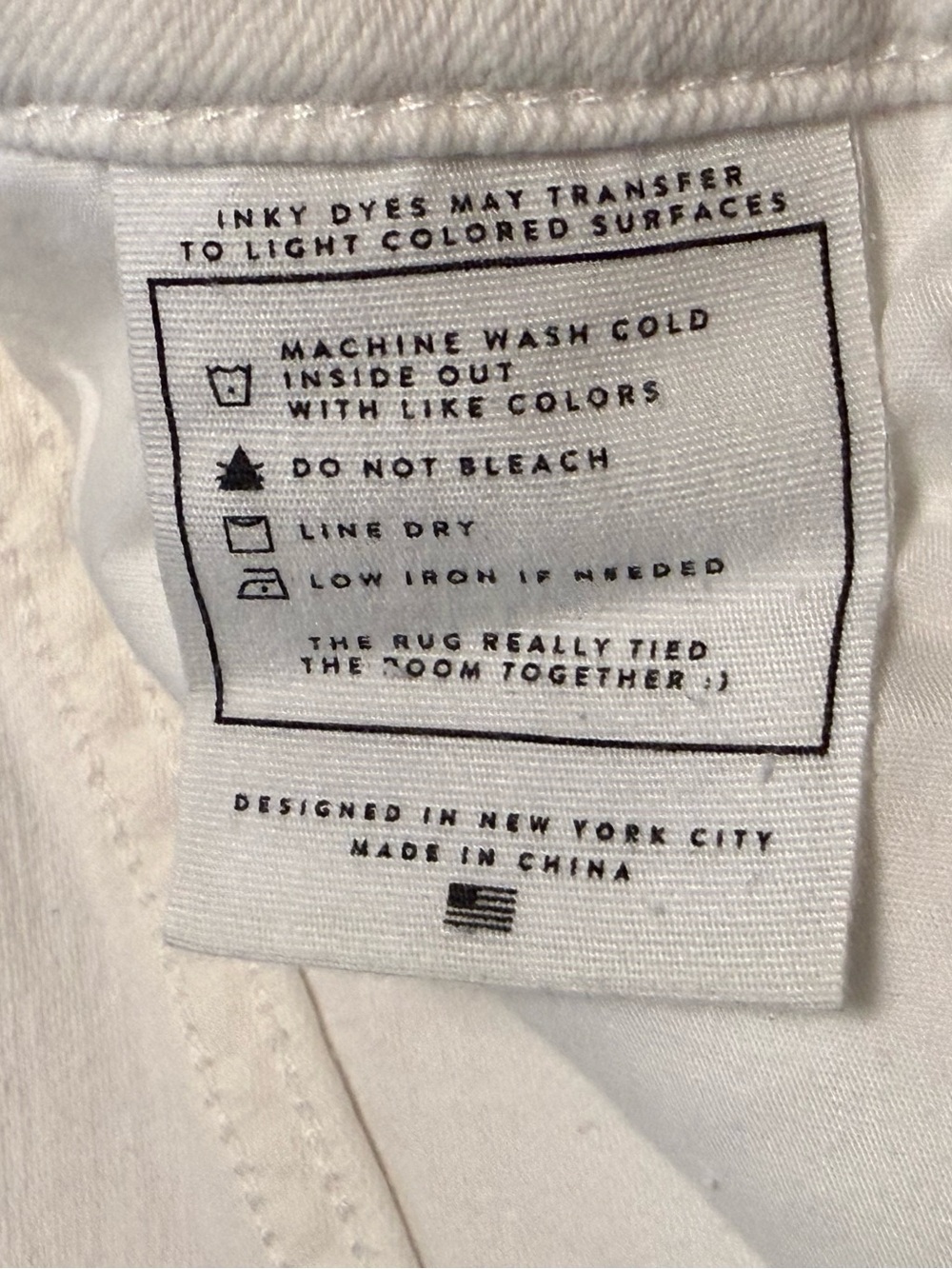 AYR The Just Right White Denim Shorts | Size 28 - Picture 7 of 8